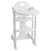 East Coast Multi Height Highchair, White