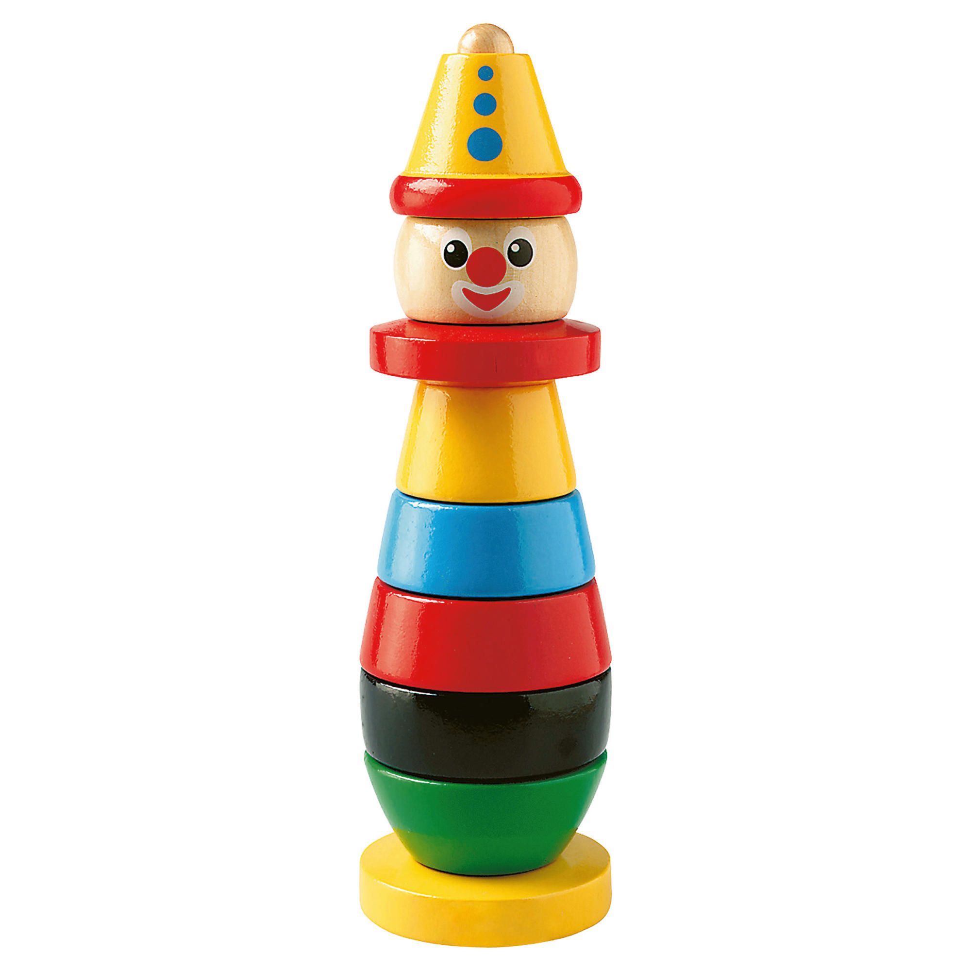 Brio Stacking Clown - Wooden Toy Brio Stacking Clown - Wooden Toy
