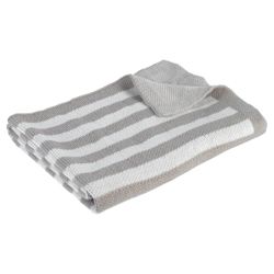 Kids Line Stripe Knit Blanket