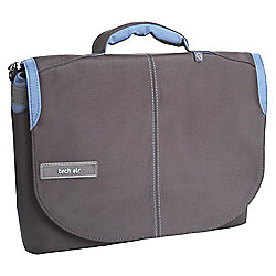 Techair Laptop messenger bag Grey & Blue Z0510 - For up to 11.6 inch laptops/ netbooks Techair Laptop messenger bag Grey & Blue Z0510 - For up to 11.6 inch laptops/ netbooks