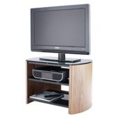 Alphason Finewoods FW750-LO/B Light Oak Finish Television Stand - For up to 37" screen TVs