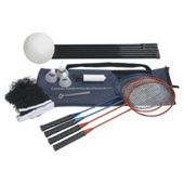 Activequipment Four Player Badminton/Volleyball Set