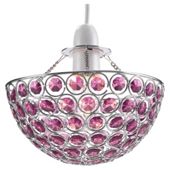 Tesco Half Flush Disco ball plum (WIGIG)