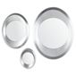 Set Of 3 Oval Mirrors