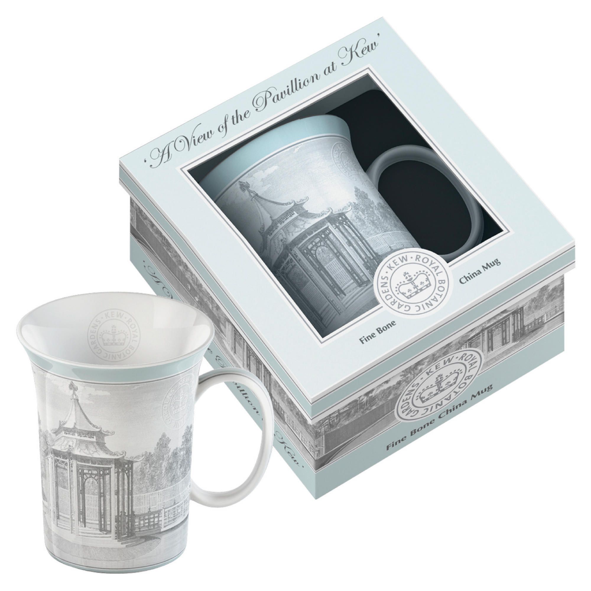 Kew Gardens Fine Bone China Mugs Gift Boxed - Pavillion
