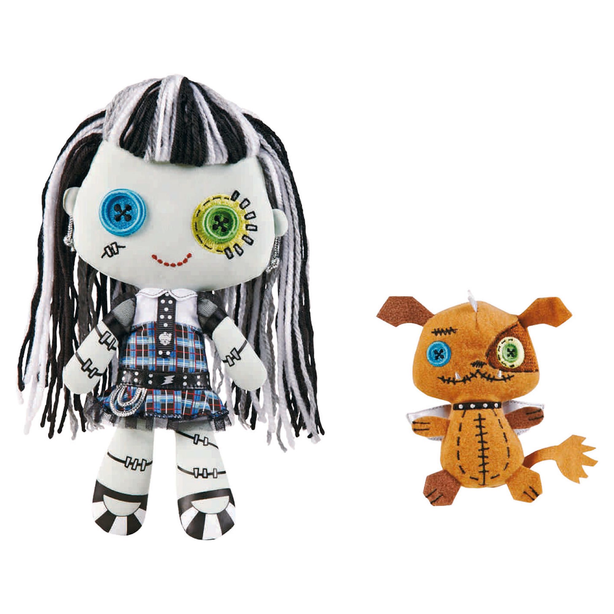 Monster High Friends Frankie Stein & Watzit Plush Doll