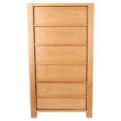 Hudson 5 Drawer Chest, Oak