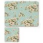 Katie Alice Cottage Flowers Set of 6 Tablemats and Coasters