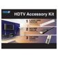 Vivanco HDTV Starter Kit – Contains Gold-plated HDMI cable, 6 Socket Surge protector and Flat Screen Cleaner