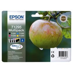 Epson T1295 Multi Colour Printer Ink Cartridge Multipack (Contains T1291, T1292, T1293, T1294 cartridges)