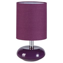 Tesco Lighting Ceramic Table Lamp Plum, Set Of 2