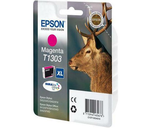 Image of Epson T1303 Printer Ink Cartridge - Magenta