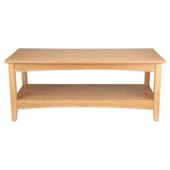 Stockholm Coffee Table With Shelf, Oak