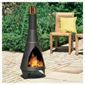 La Hacienda Colorado Contemporary Steel Chimenea - Bronze