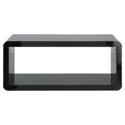 Viva 80Cm Loop Wall Shelf, Black