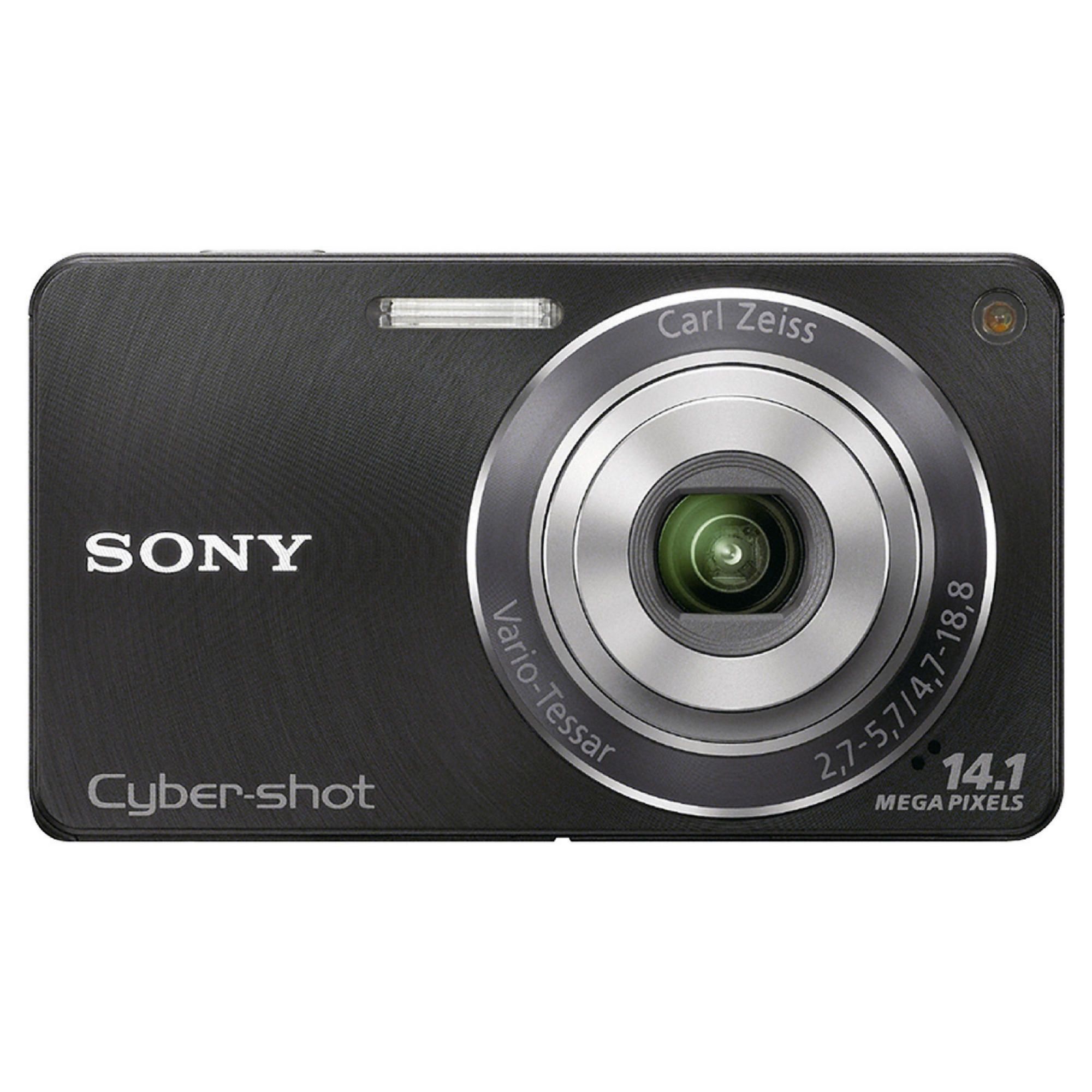Sony DSCW350B Cyber-shot Digital Camera - Black (14.1 MP, 4x Optical Zoom) 2.7 inch LCD