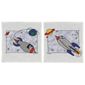 2 Pack Rockets Canvas 30X30Cm