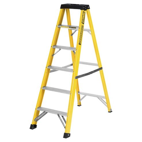 Image of Abru 6 Tread Fibreglass Builders Stepladder
