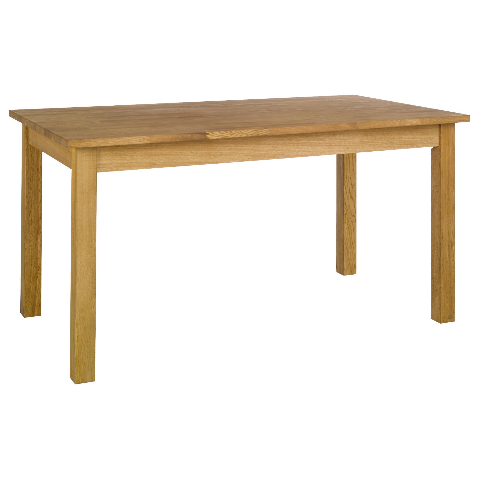 Hereford Fixed Dining Table, Solid Oak