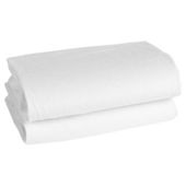 Tesco Loves Baby Fitted Jersey Sheet Moses/Pram 2 Pack, White