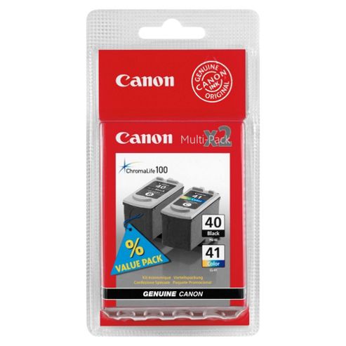 Image of Canon Pg-40, Cl-41 Ink Cartridge Multipack