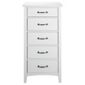 Stockholm 5 Drawer Chest, White