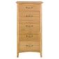 Stockholm 5 Drawer Chest, Oak Veneer