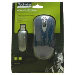 Technika WM110BL 2.7 GHz Wireless Optical Mouse Blue