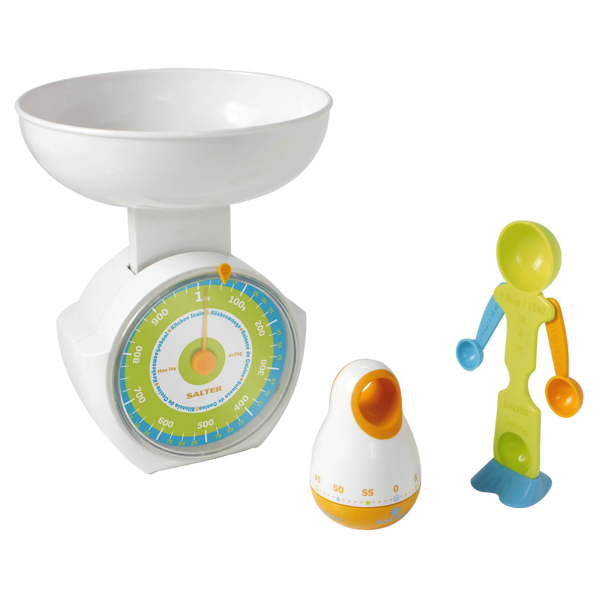 Salter Kids In The Kitchen Electronic Measurement Scale Set