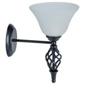 Tesco Twisted wall fitting matt black