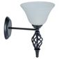 Tesco Lighting Twisted Wall Fitting Matt Black