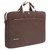 Techair Brown Laptop case Z0114- For up to 15.6 inch laptops