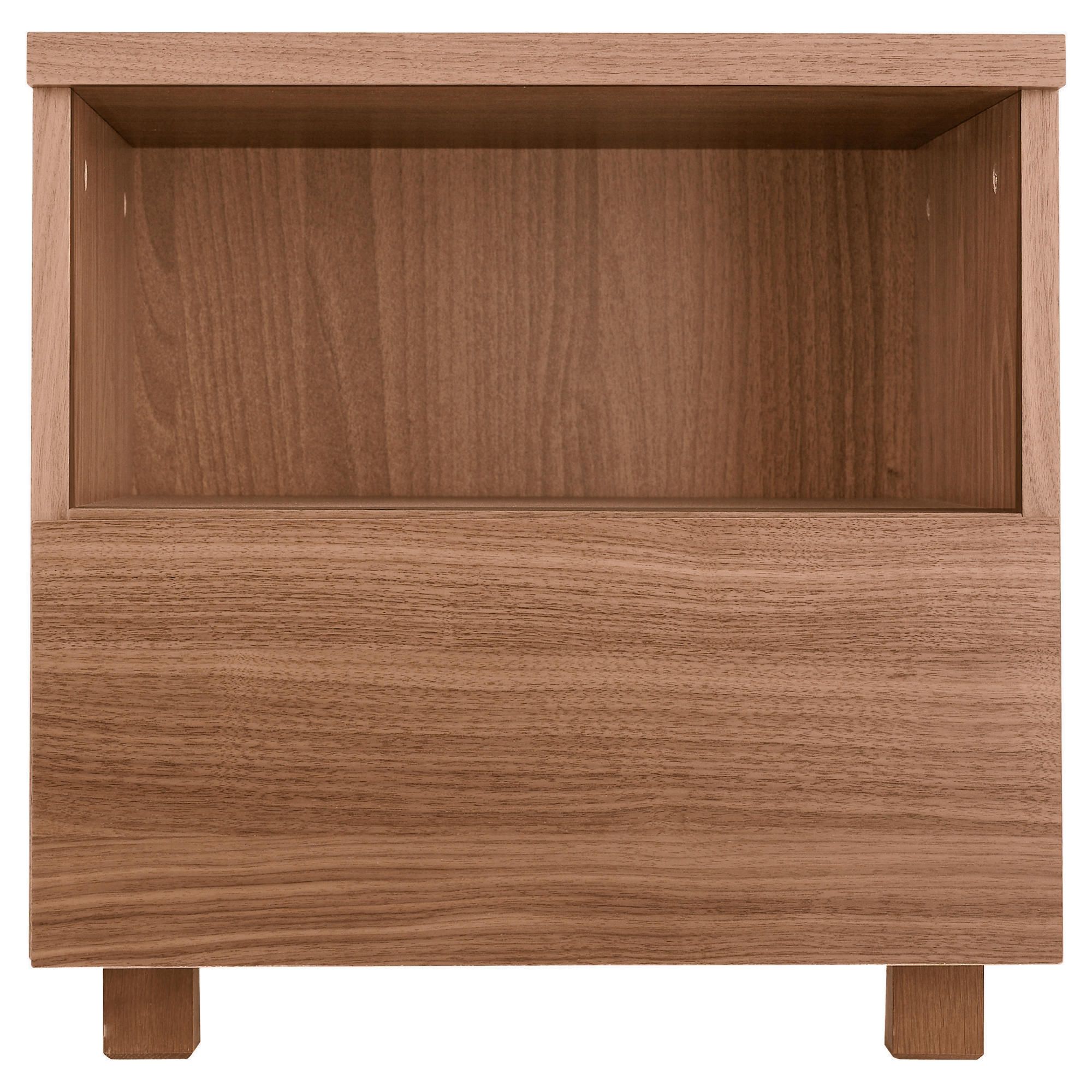 Maddox Bedside Chest, Walnut Veneer