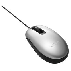 Sony VAIO Wired USB Optical Mouse Silver