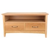 Stockholm 2 Drawer Tv Unit, Oak