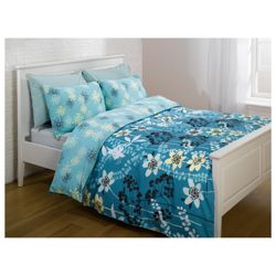 Tesco Marcia Print Duvet Set - Teal