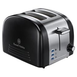 Russell Hobbs 18046 Ebony 2 Slice Toaster - Black