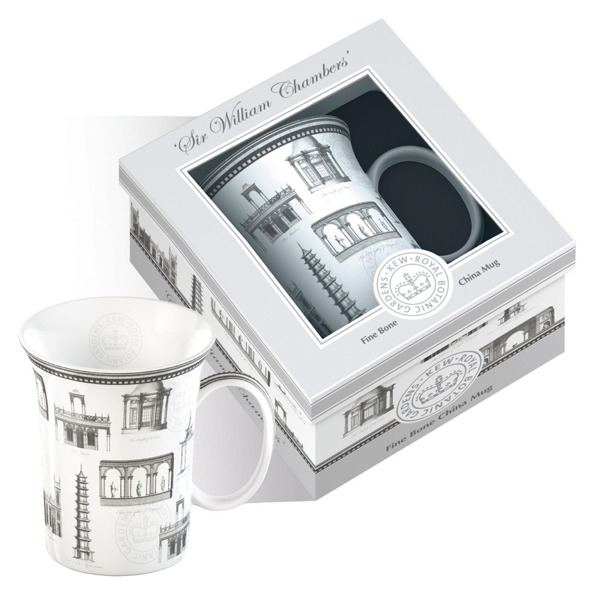 Kew Gardens Fine Bone China Mugs Gift Boxed - Chambers