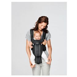 BABYBJORN Baby Carrier Active, Black, Mesh