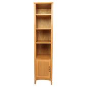 Stockholm 1 Door 3 Shelf Unit, Oak