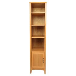 Stockholm 1 Door 3 Shelf Unit, Oak
