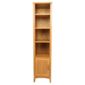 Stockholm 1 Door 3 Shelf Unit, Oak