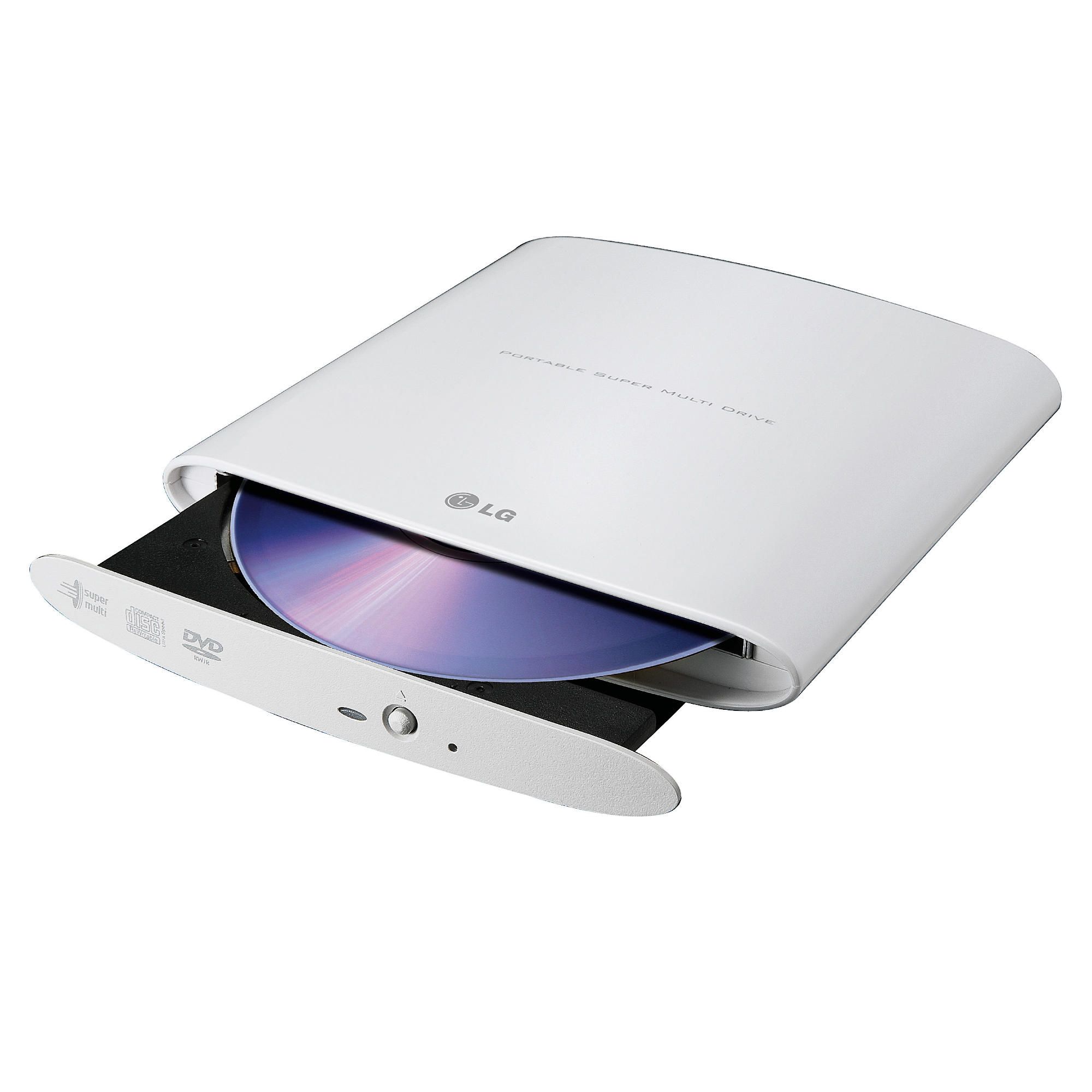 LG DVD Slim Re-Writer White GP08NU20