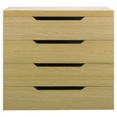 Seattle Kids 4 Drawer Chest, Oak-Effect