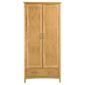 Stockholm Double Wardrobe, Oak Veneer