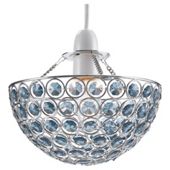 Tesco Half Flush Disco ball teal (WIGIG)