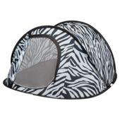 Tesco 2 Person Pop up Tent, Zebra