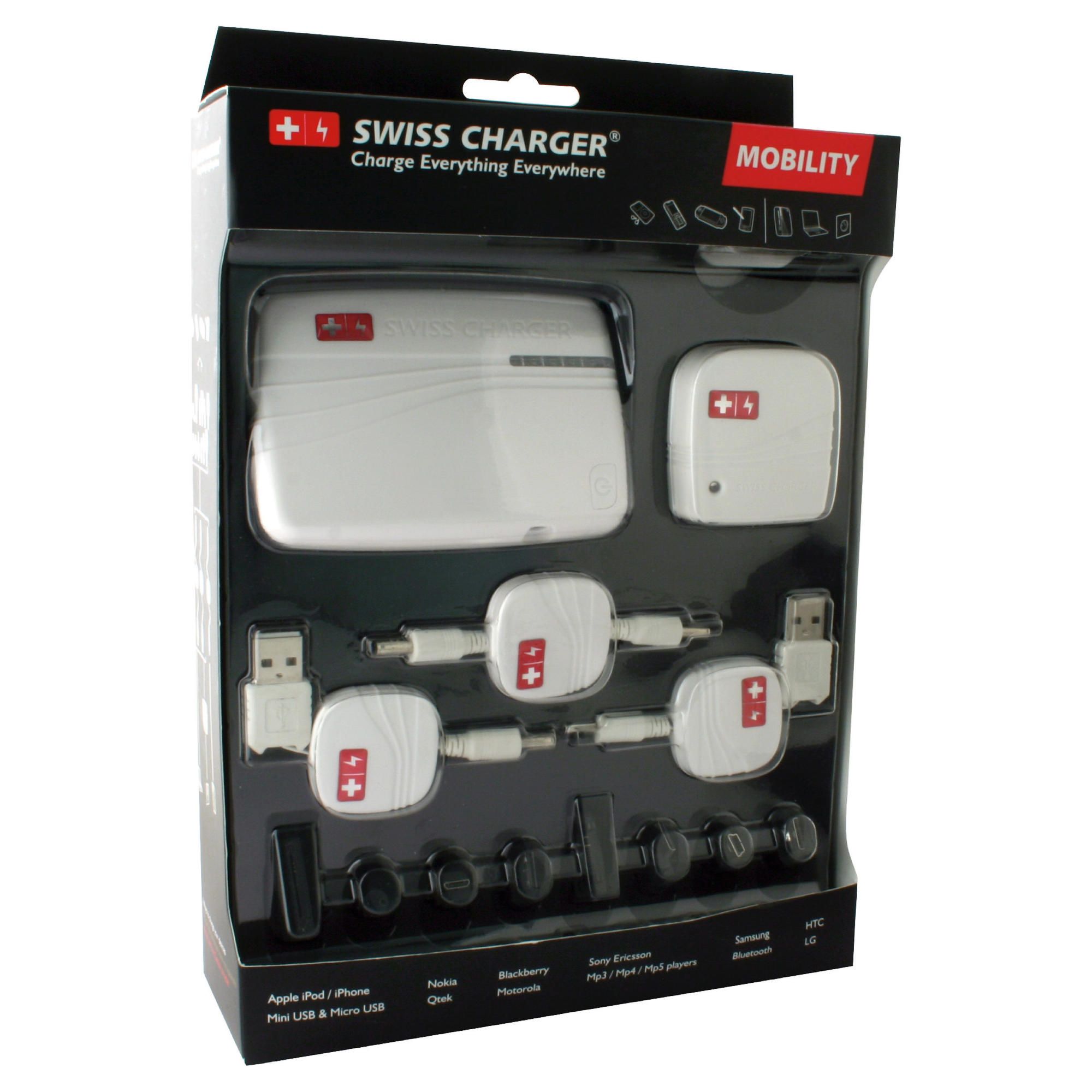 Swiss Hitech white universal battery charger