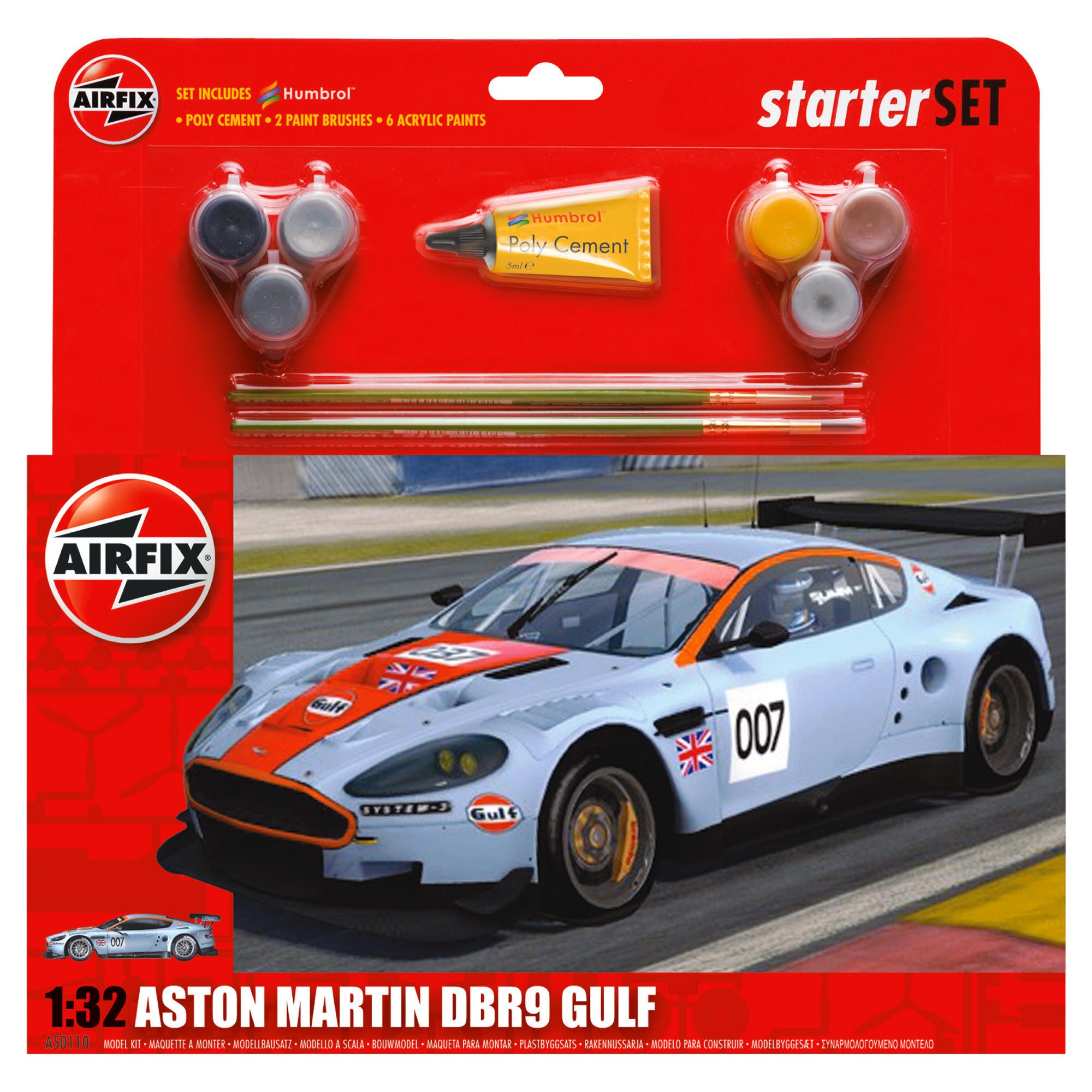 Airfix Aston Martin Dbr9 Cat 3 Gift Set