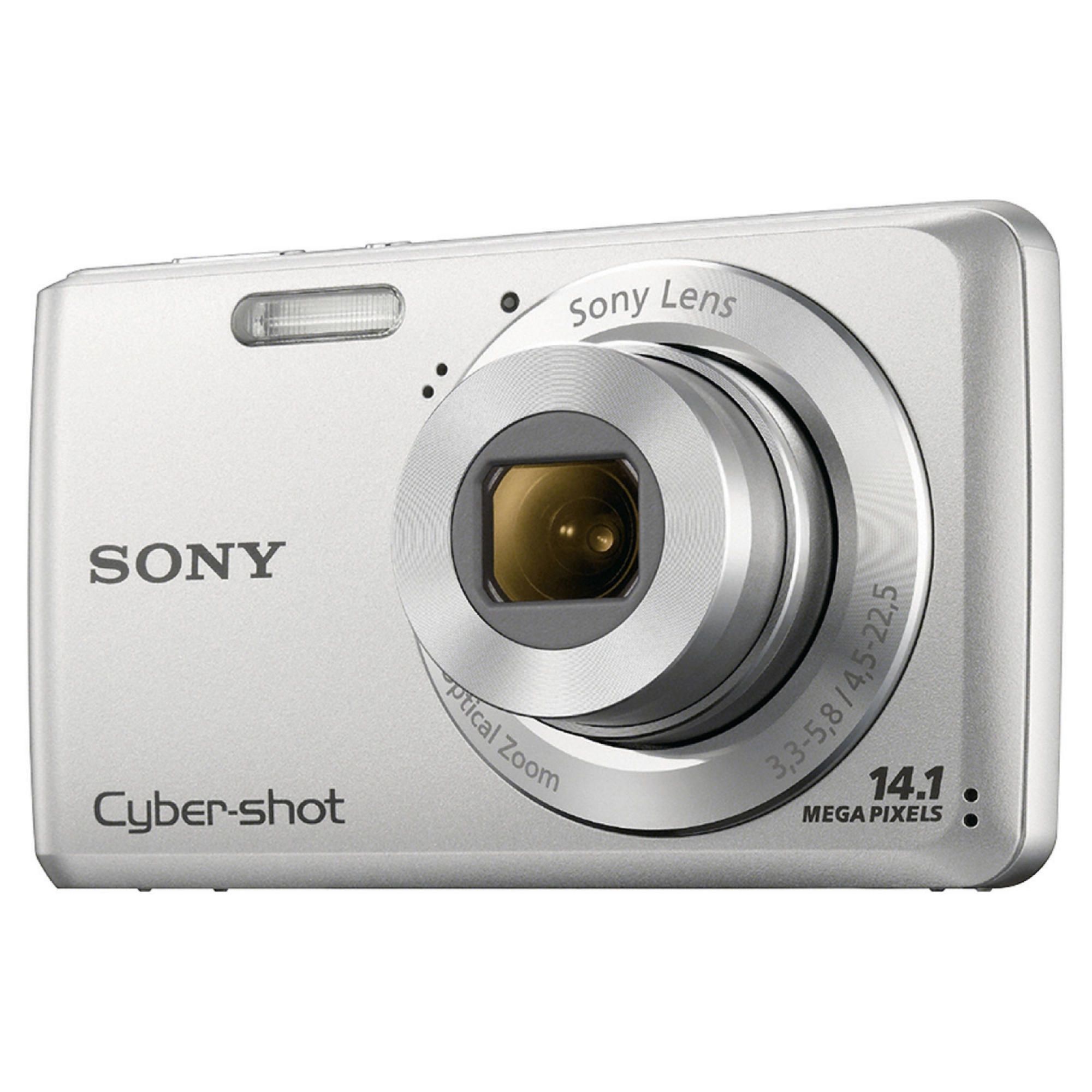 Sony DSCW520 Cyber-shot Digital Still Camera - Silver (14.1MP, 5x Optical Zoom) 2.7 inch LCD